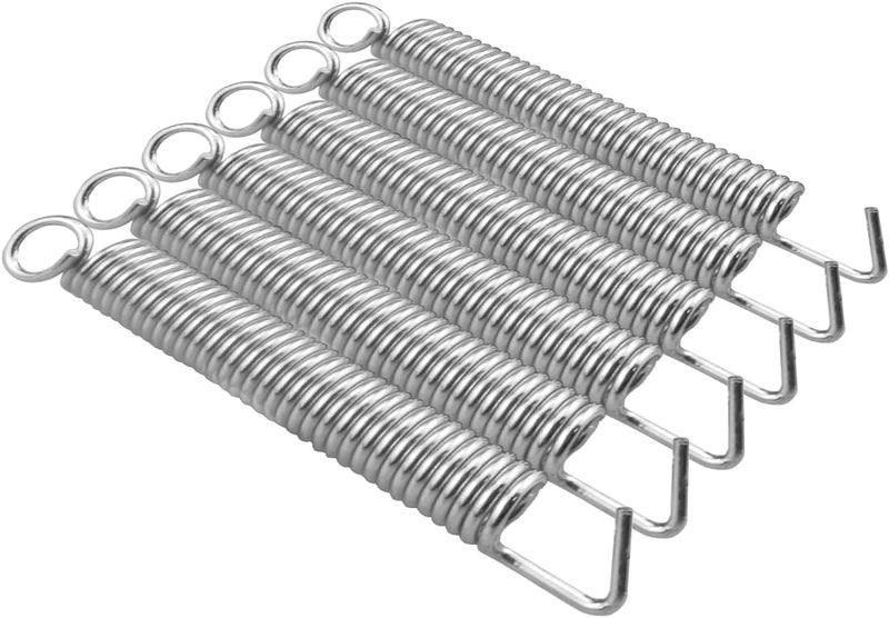 MARRTEUM 6 Pcs Electric Guitar Tremolo Bridge Springs, Noiseless Metal Guitar Bridge Instruments Accessories Replacement Parts for FR Fender Strat ST Stratocaster (Silver) - Image 5